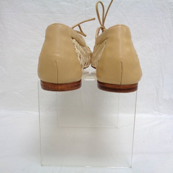 ANDREA GOMEZ Amelia Ballet Flat Natural Raffia size EU 37.5 / US 7 - Picture 3 of 9